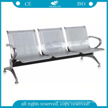AG-TWC001 High Quality Stainless Steel 3-seater waiting chair